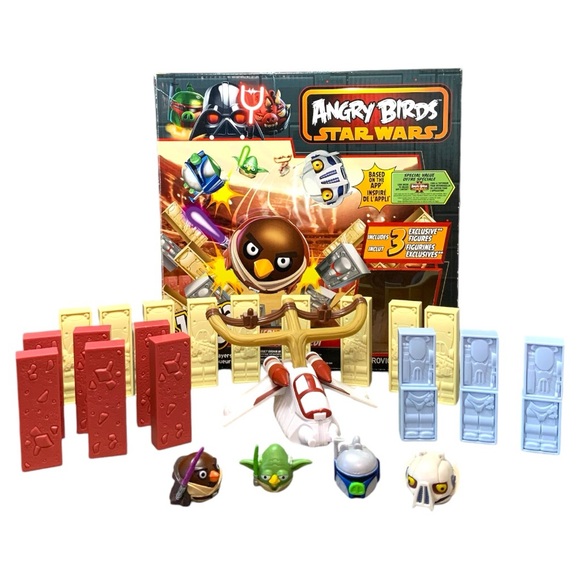 Angry Birds Star Wars Jenga Jedi Battle Game (IOB Complete With All Game Pieces) - Picture 1 of 12